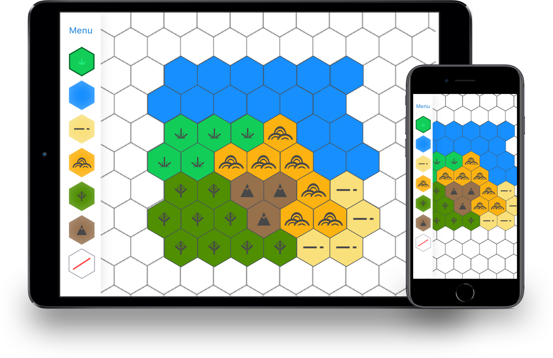 hexagonal map maker